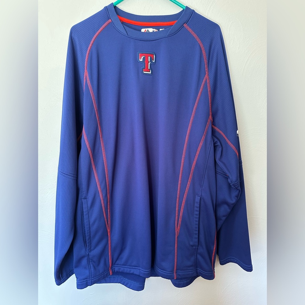Majestic Texas Rangers Pullover